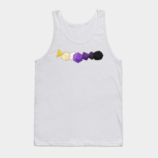 Pride Dice Nonbinary NB Enby Tank Top